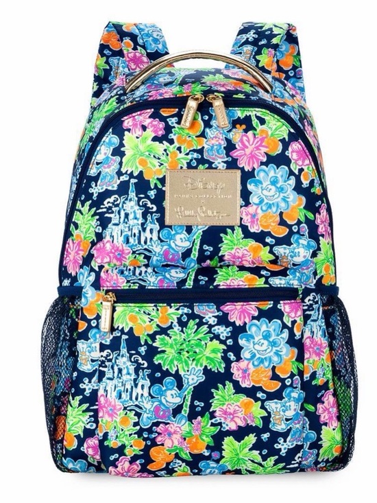Lilly Pulitzer Handbags - Lilly Pulitzer Loves Disney Mickey Minnie Mouse Aegean Navy Backpack New